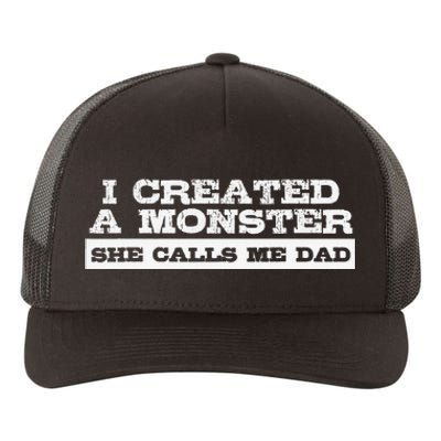 Funny Gift for Dad from Daughter First Father's Day Yupoong Adult 5-Panel Trucker Hat