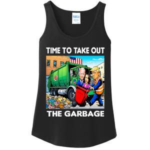 Funny Garbage For Trump 2024 Time To Take Out The Garbage Ladies Essential Tank