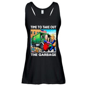 Funny Garbage For Trump 2024 Time To Take Out The Garbage Ladies Essential Flowy Tank