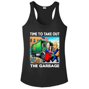 Funny Garbage For Trump 2024 Time To Take Out The Garbage Ladies PosiCharge Competitor Racerback Tank