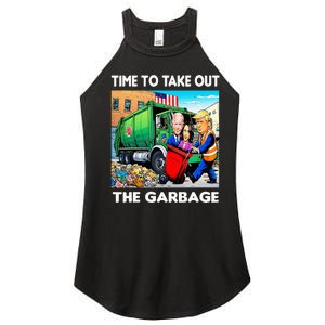 Funny Garbage For Trump 2024 Time To Take Out The Garbage Women's Perfect Tri Rocker Tank