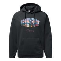 Frankfurt Germany Performance Fleece Hoodie