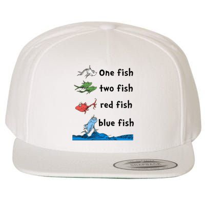 Fish Gift Wool Snapback Cap