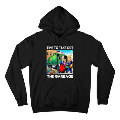 Funny Garbage For Trump 2024 Time To Take Out The Garbage Hoodie