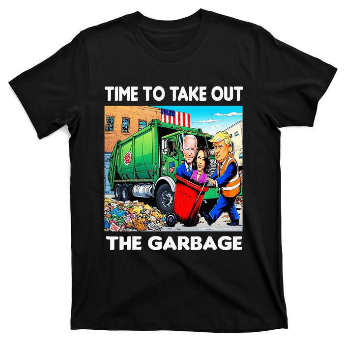 Funny Garbage For Trump 2024 Time To Take Out The Garbage T-Shirt