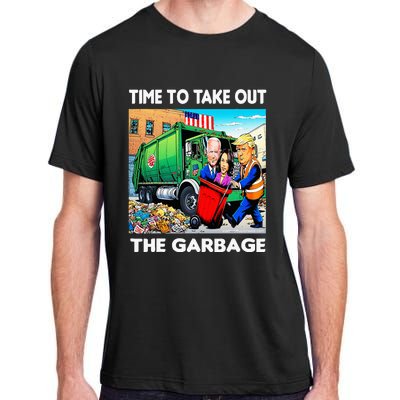 Funny Garbage For Trump 2024 Time To Take Out The Garbage Adult ChromaSoft Performance T-Shirt