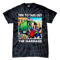 Funny Garbage For Trump 2024 Time To Take Out The Garbage Tie-Dye T-Shirt