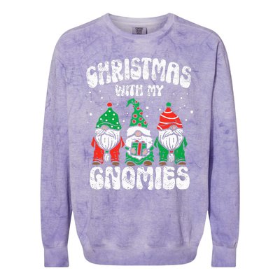 Festive Gnome Family Pajama Set for Christmas Colorblast Crewneck Sweatshirt