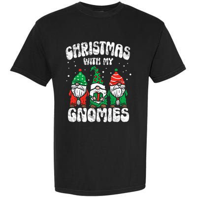 Festive Gnome Family Pajama Set for Christmas Garment-Dyed Heavyweight T-Shirt