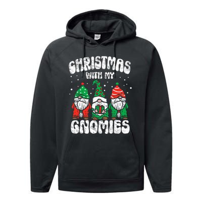 Festive Gnome Family Pajama Set for Christmas Performance Fleece Hoodie