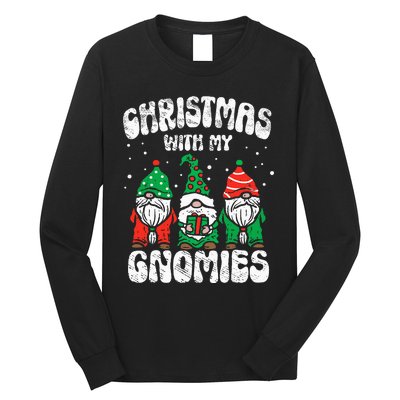 Festive Gnome Family Pajama Set for Christmas Long Sleeve Shirt