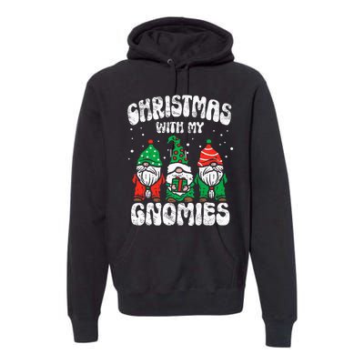 Festive Gnome Family Pajama Set for Christmas Premium Hoodie