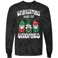 Festive Gnome Family Pajama Set for Christmas Tie-Dye Long Sleeve Shirt