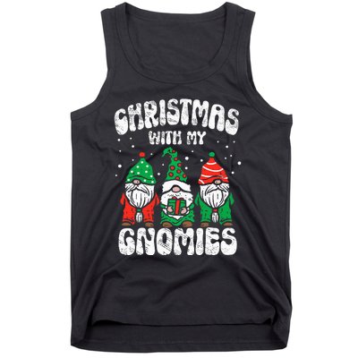 Festive Gnome Family Pajama Set for Christmas Tank Top