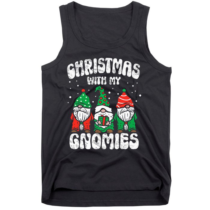 Festive Gnome Family Pajama Set for Christmas Tank Top