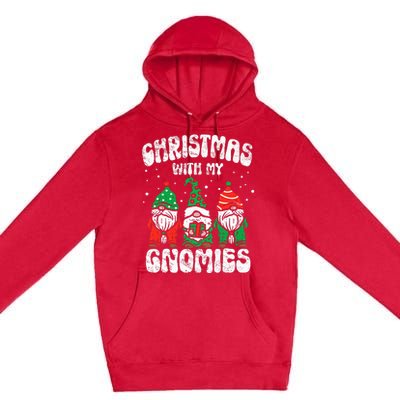 Festive Gnome Family Pajama Set for Christmas Premium Pullover Hoodie