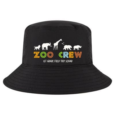 First Grade Field Trip Squad Zoo Crew Wild Animal Safari Cool Comfort Performance Bucket Hat