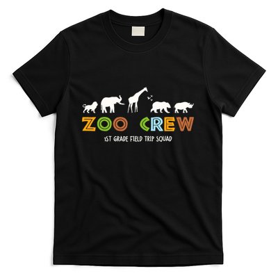 First Grade Field Trip Squad Zoo Crew Wild Animal Safari T-Shirt
