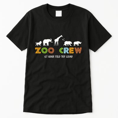 First Grade Field Trip Squad Zoo Crew Wild Animal Safari Tall T-Shirt