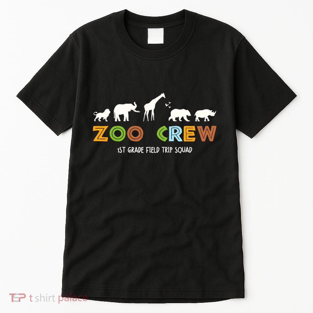 First Grade Field Trip Squad Zoo Crew Wild Animal Safari Tall T-Shirt