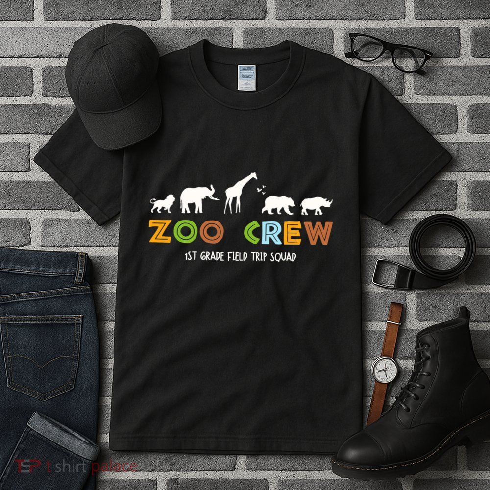 First Grade Field Trip Squad Zoo Crew Wild Animal Safari Tall T-Shirt