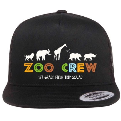 First Grade Field Trip Squad Zoo Crew Wild Animal Safari Flatbill Hat