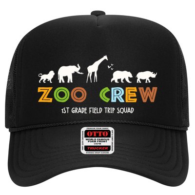 First Grade Field Trip Squad Zoo Crew Wild Animal Safari Trucker Hat