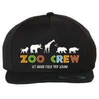 First Grade Field Trip Squad Zoo Crew Wild Animal Safari Wool Snapback Cap