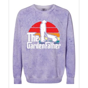 Funny Gardening Funny Dad Gardening Funny Gardener Colorblast Crewneck Sweatshirt