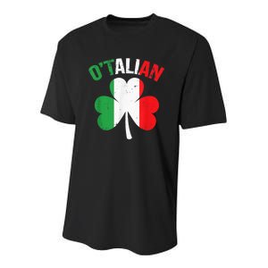 Funny Gift For Saint Patricks Day Irish Italian O'talian Youth Performance Sprint T-Shirt