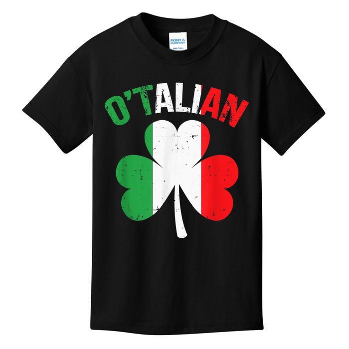 Funny Gift For Saint Patricks Day Irish Italian O'talian Kids T-Shirt