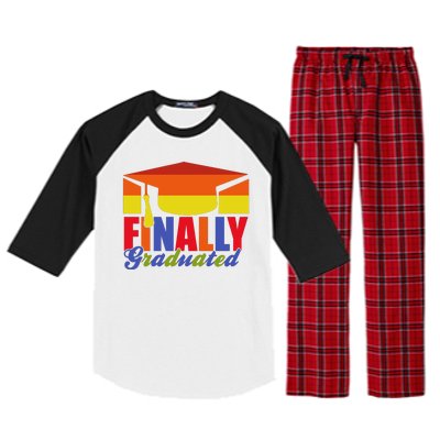 Finally Graduated Raglan Sleeve Pajama Set