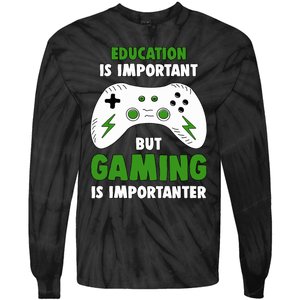 Funny Gamer For Teens Boy Video Gaming Tie-Dye Long Sleeve Shirt