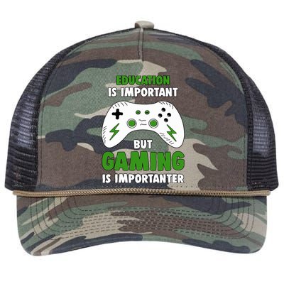 Funny Gamer For Teens Boy Video Gaming Retro Rope Trucker Hat Cap