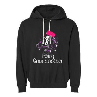 Fairy Guardmother Flag Spinning Winter Guard Colorguard Garment-Dyed Fleece Hoodie