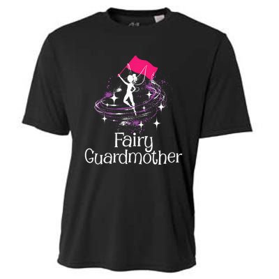 Fairy Guardmother Flag Spinning Winter Guard Colorguard Cooling Performance Crew T-Shirt