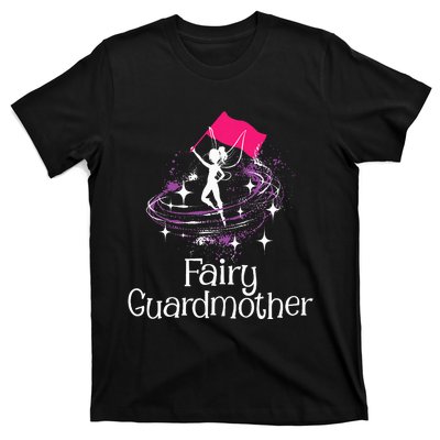 Fairy Guardmother Flag Spinning Winter Guard Colorguard T-Shirt