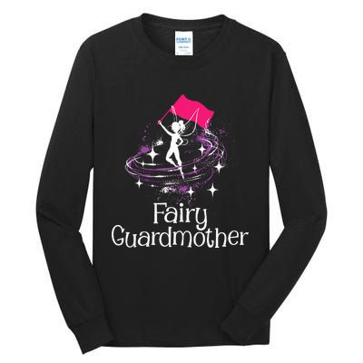 Fairy Guardmother Flag Spinning Winter Guard Colorguard Tall Long Sleeve T-Shirt