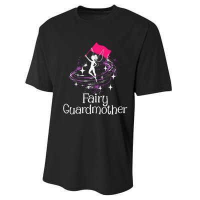 Fairy Guardmother Flag Spinning Winter Guard Colorguard Performance Sprint T-Shirt