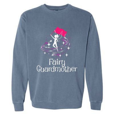 Fairy Guardmother Flag Spinning Winter Guard Colorguard Garment-Dyed Sweatshirt