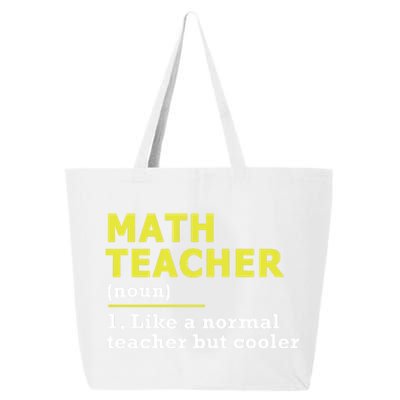 Funny Gift For Math Teachers Cool Math Teacher Cute Gift Blue Small 25L Jumbo Tote