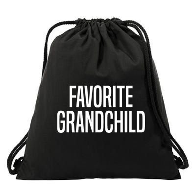 Favorite Grandchild Drawstring Bag