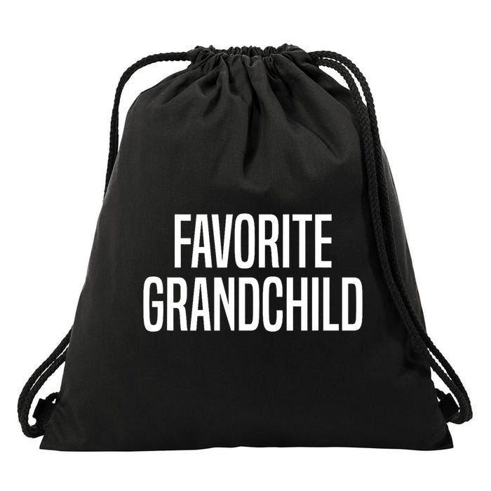 Favorite Grandchild Drawstring Bag