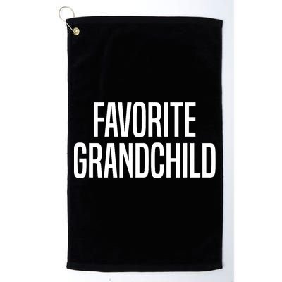 Favorite Grandchild Golf Towel