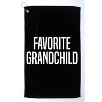 Favorite Grandchild Golf Towel