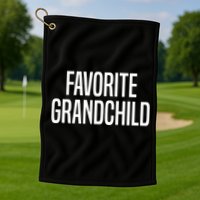 Favorite Grandchild Golf Towel