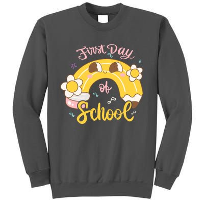 Funny Gift First Day Of School Tall Sweatshirt