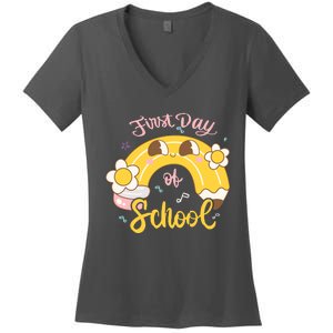 Funny Gift First Day Of School Women's V-Neck T-Shirt