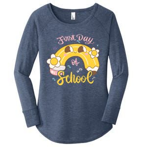 Funny Gift First Day Of School Women's Perfect Tri Tunic Long Sleeve Shirt