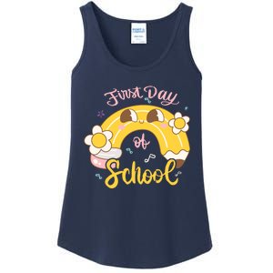 Funny Gift First Day Of School Ladies Essential Tank